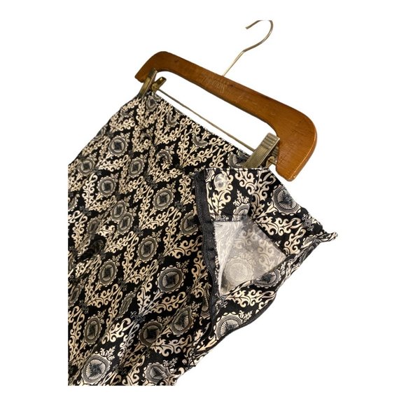 G21 Pants Black and White Pattern Jr Size 15 Side Zipper 98% Cotton - Picture 7 of 10